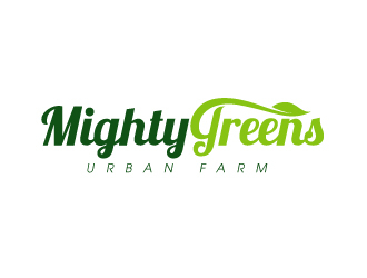 Mightygreens Urban Farm logo design by nexgen