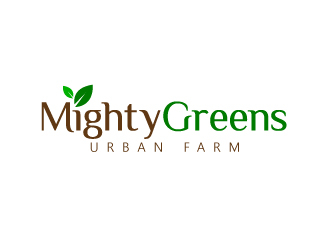Mightygreens Urban Farm logo design by nexgen