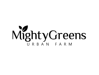 Mightygreens Urban Farm logo design by nexgen