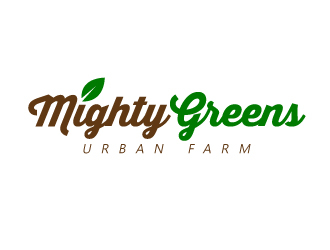 Mightygreens Urban Farm logo design by nexgen