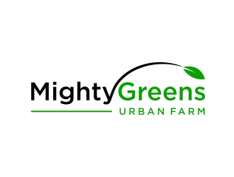 Mightygreens Urban Farm logo design by GassPoll