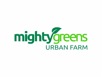 Mightygreens Urban Farm logo design by sarungan
