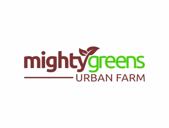 Mightygreens Urban Farm logo design by sarungan