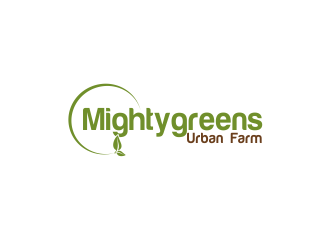 Mightygreens Urban Farm logo design by Greenlight
