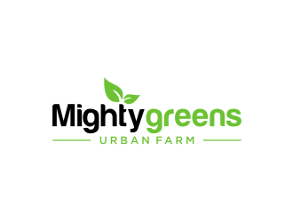 Mightygreens Urban Farm logo design by asyqh