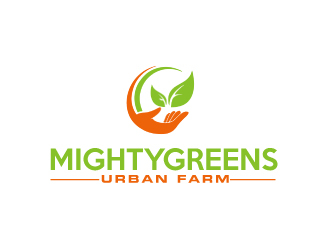 Mightygreens Urban Farm logo design by AamirKhan