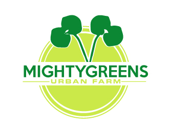 Mightygreens Urban Farm logo design by AamirKhan