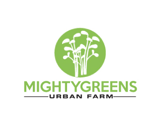 Mightygreens Urban Farm logo design by AamirKhan