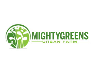Mightygreens Urban Farm logo design by AamirKhan