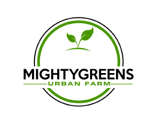 Mightygreens Urban Farm logo design by AamirKhan