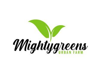 Mightygreens Urban Farm logo design by AamirKhan