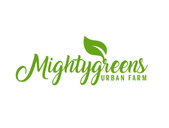 Mightygreens Urban Farm logo design by AamirKhan