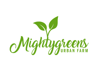 Mightygreens Urban Farm logo design by AamirKhan