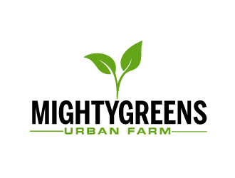 Mightygreens Urban Farm logo design by AamirKhan