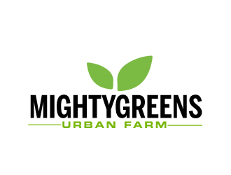 Mightygreens Urban Farm logo design by AamirKhan