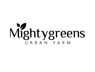 Mightygreens Urban Farm logo design by nexgen