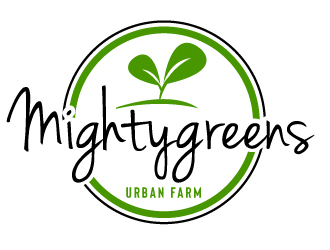 Mightygreens Urban Farm logo design by AamirKhan