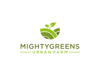 Mightygreens Urban Farm logo design by kaylee