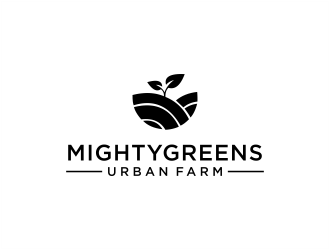 Mightygreens Urban Farm logo design by kaylee