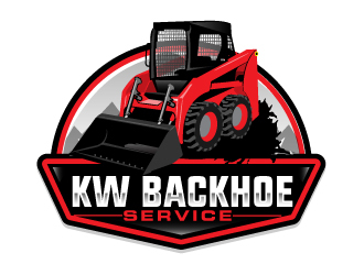 KW Backhoe Service logo design by AamirKhan