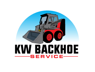 KW Backhoe Service logo design by AamirKhan