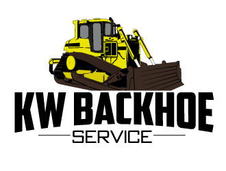 KW Backhoe Service logo design by AamirKhan