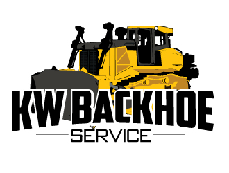 KW Backhoe Service logo design by AamirKhan