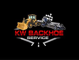 KW Backhoe Service logo design by PrimalGraphics