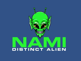 NAMI Distinct Alien logo design by AamirKhan