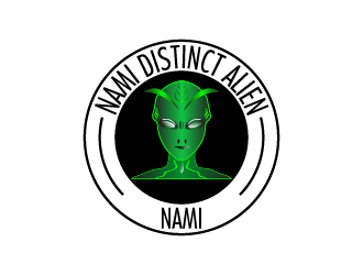 NAMI Distinct Alien logo design by pilKB