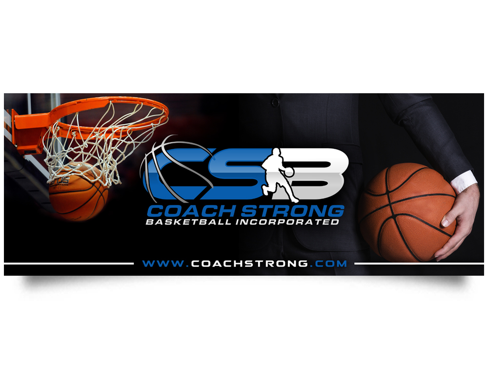 coach strong basketball incorporated logo design by Realistis