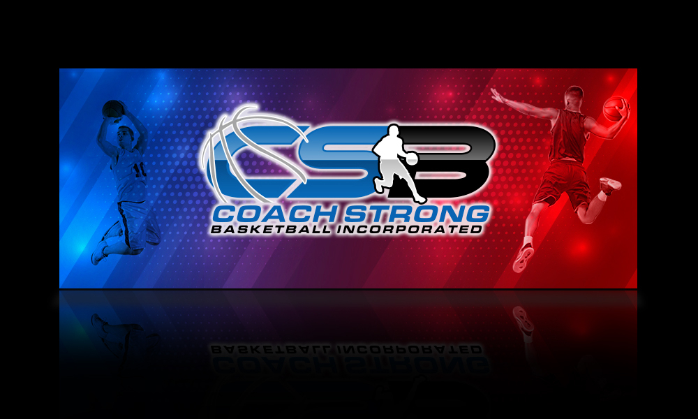 coach strong basketball incorporated logo design by chad™