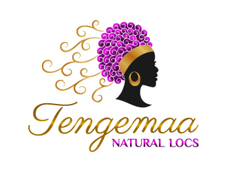 Tengemaa Locs  logo design by sakarep