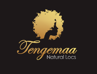 Tengemaa Locs  logo design by YONK