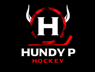 Hundy P Hockey logo design by BeDesign