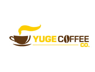 Yuge Coffee Co. logo design by jaize