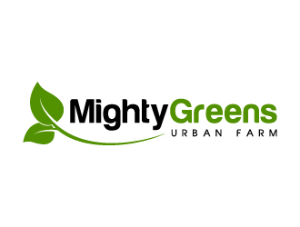 Mightygreens Urban Farm logo design by BrainStorming