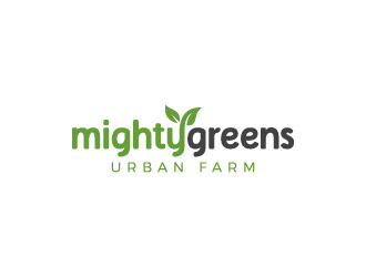 Mightygreens Urban Farm logo design by CreativeKiller