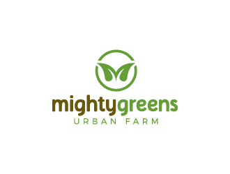 Mightygreens Urban Farm logo design by CreativeKiller