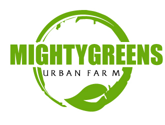 Mightygreens Urban Farm logo design by AamirKhan
