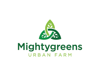 Mightygreens Urban Farm logo design by mhala