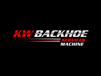 KW Backhoe Service logo design by GassPoll