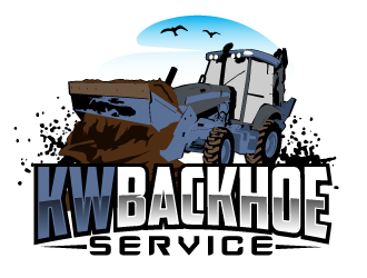 KW Backhoe Service logo design by AamirKhan