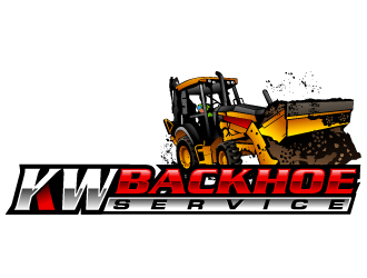 KW Backhoe Service logo design by Suvendu