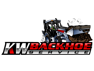 KW Backhoe Service logo design by Suvendu