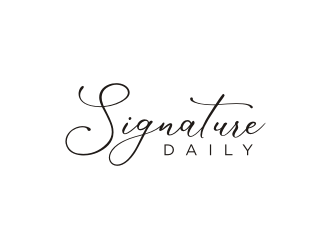 Signature Daily logo design by carman