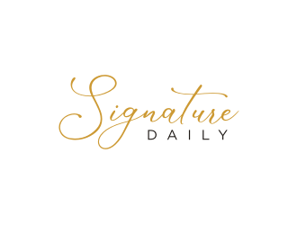 Signature Daily logo design by carman