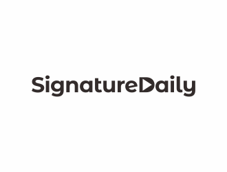 Signature Daily logo design by changcut