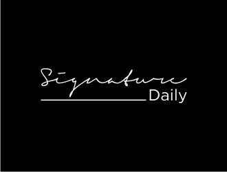 Signature Daily logo design by hopee