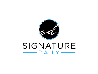 Signature Daily logo design by johana